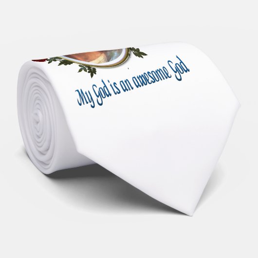 Mijn God is een geweldige God Stropdas (Opgerold)