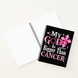 Mijn God is Groter Dan Borstkanker Notitieboek