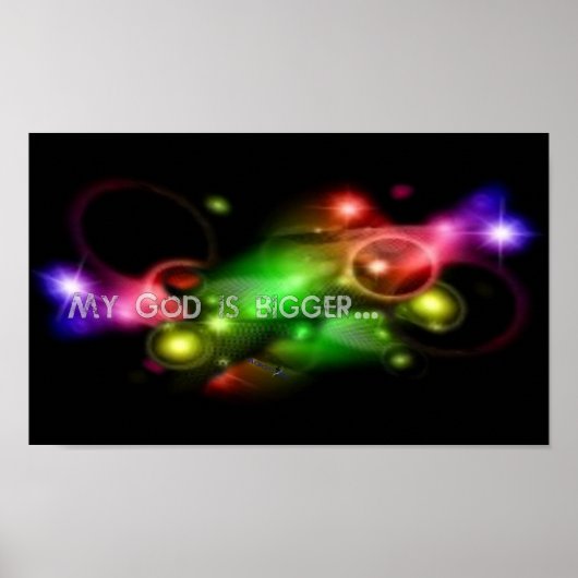 Mijn God is groter poster (Voorkant)