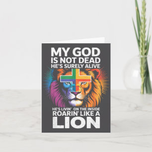 Mijn God is niet dood - christelijke Bijbel Chu Kaart
