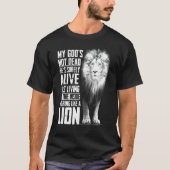 Mijn God is niet dood. Hij is zeker Christelijk Je T-shirt (Voorkant)