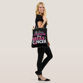 Mijn God is sterker dan borstkanker christen Tote Bag (Op model)