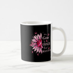 Mijn God is sterker dan borstkankerbewustwording. Koffiemok
