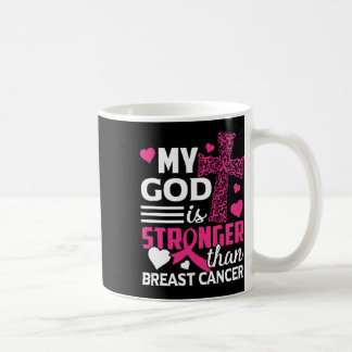 Mijn God is sterker dan borstkankerbewustzijn Koffiemok