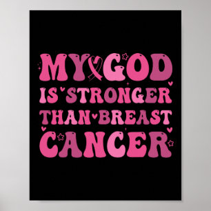 Mijn god is sterker dan Christelijke borstkanker A Poster