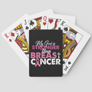 Mijn God is sterker dan christelijke borstkanker  Pokerkaarten