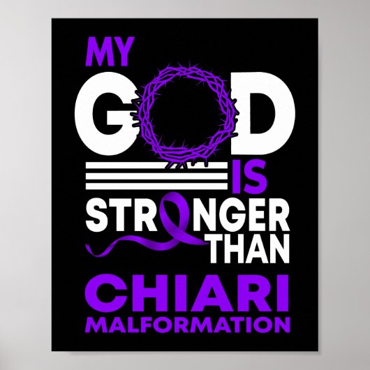 Mijn God is sterker dan de Chiari-misvorming Poster (Voorkant)