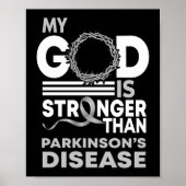 Mijn God is sterker dan de ziekte van Parkinson Poster (Voorkant)