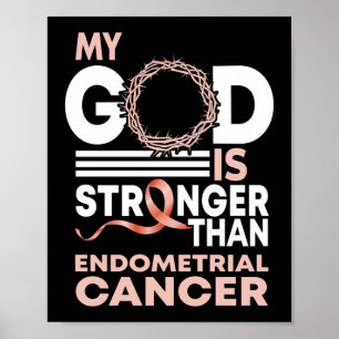 Mijn God is sterker dan endometriumkanker Poster