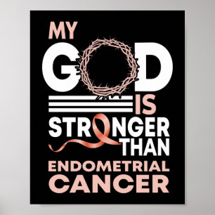 Mijn God is sterker dan endometriumkanker Poster