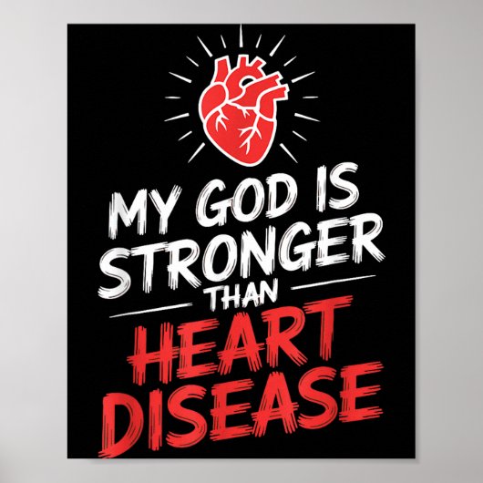 Mijn God is sterker dan hartaandoening _1 Poster (Voorkant)