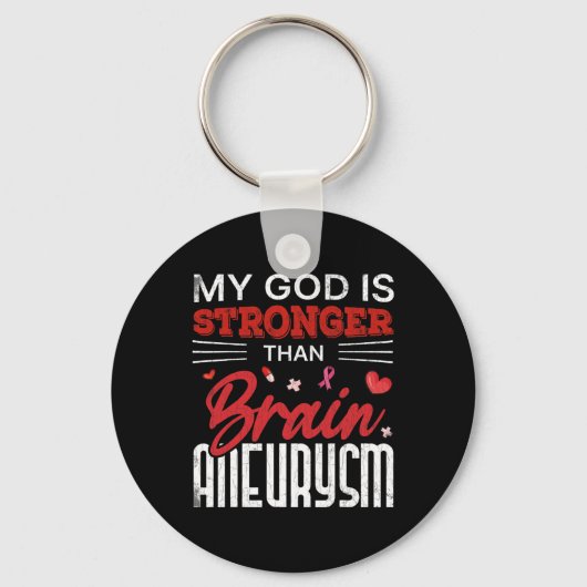 Mijn God is sterker dan hersenbewustwording G Sleutelhanger (Voorkant)