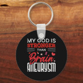 Mijn God is sterker dan hersenbewustwording G Sleutelhanger (Voorkant)