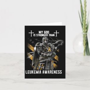 Mijn God is sterker dan het besef van leukemie Kaart