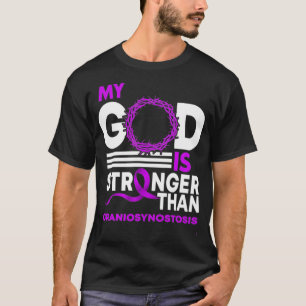 Mijn God is sterker dan het bewustzijn van cranios T-shirt
