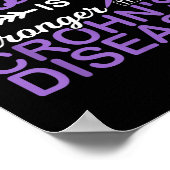 Mijn God is sterker dan het bewustzijn van de ziek Poster (Hoek)