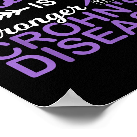 Mijn God is sterker dan het bewustzijn van de ziek Poster (Hoek)