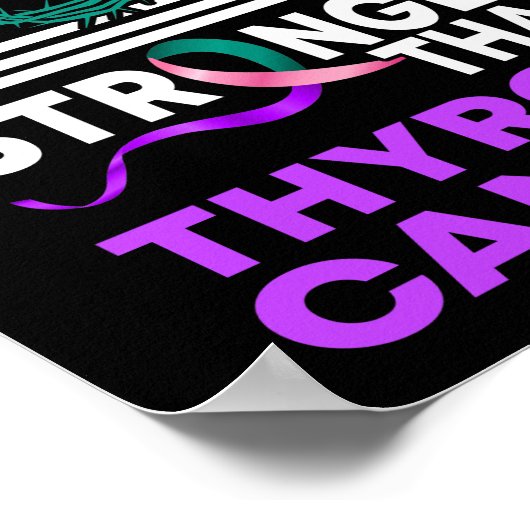 Mijn God is sterker dan het bewustzijn van schildk Poster (Hoek)