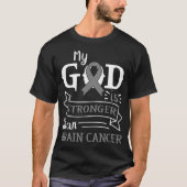 Mijn God is sterker dan het grijze lintje van hers T-shirt (Voorkant)