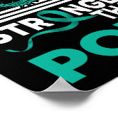 Mijn God is sterker dan het kwintje van het Bewust Poster (Hoek)