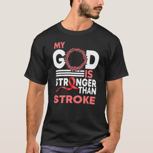 Mijn God is sterker dan het lintje van de Bewustma T-shirt (Voorkant)