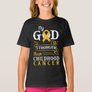 Mijn God is sterker dan kinderkanker T-shirt