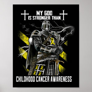 Mijn God is sterker dan kinderkankerbewustzijn Poster