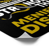 Mijn God is sterker dan Meniere's ziekte Poster (Hoek)