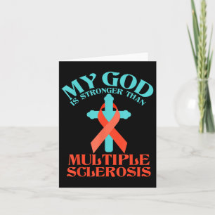 Mijn God is sterker dan MS multiple sclerose Kaart