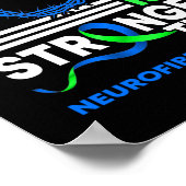 Mijn God is sterker dan Neurofibromatose Poster (Hoek)