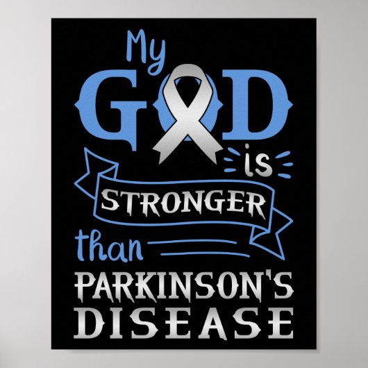 Mijn God is sterker dan Parkinsons ziekte Poster (Voorkant)