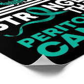 Mijn God is sterker dan peritoneale kanker Poster (Hoek)