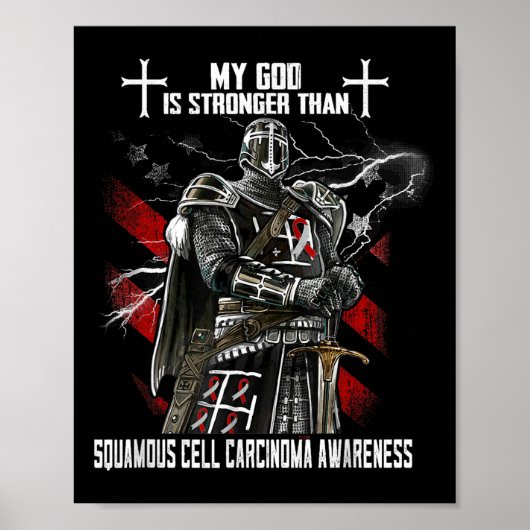 Mijn God is sterker dan plaveiselcelcarcinoom Poster (Voorkant)