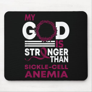 Mijn God is sterker dan sikkelcelanemie Awarene Muismat