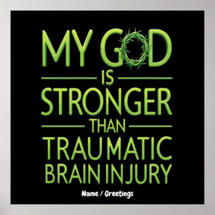 Mijn God is sterker dan traumatisch hersenletsel Poster