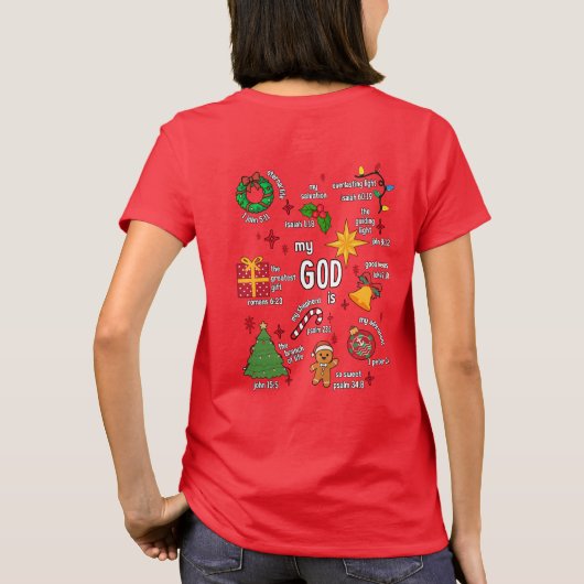 Mijn God Is T-Shirt (Achterkant)