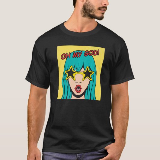 Mijn God Omg Pop T-shirt (Voorkant)