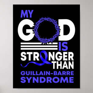 Mijn God Sterker dan het Guillain-Barre Syndroom v Poster