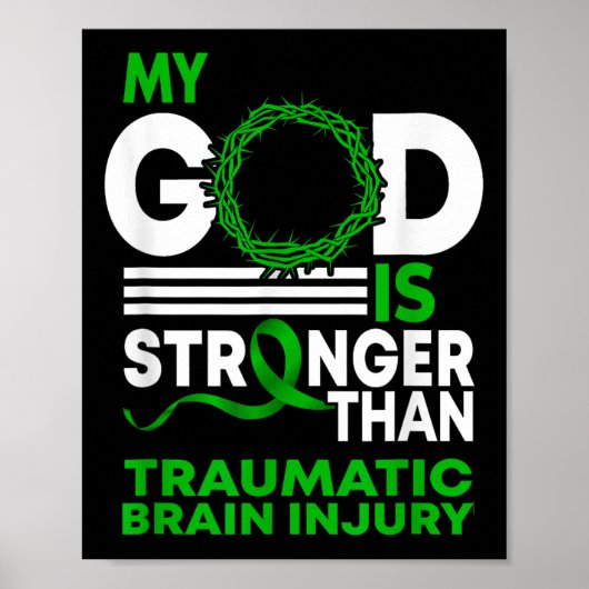 Mijn God sterker dan traumatisch hersenletsel Poster (Voorkant)