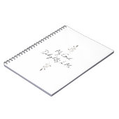 Mijn God verrukt me in Zefanja 3:17 Leaf Art Notitieboek (Linkerzijde)