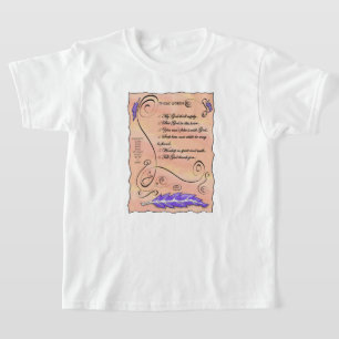 Mijn God zal deze woorden k T-shirt