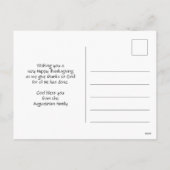 Mijn God zal leveren | Christelijke HAPPY THANKSGI Feestdagenkaart (Achterkant)