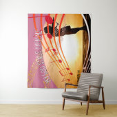 MIJN GOD ZITTEN OVER ME Christelijke kerk Wandkleed (In situ)