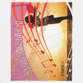 MIJN GOD ZITTEN OVER MIJ Christelijk Fleece Deken (Voorkant)