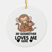 Mijn godmoeder houdt van mij keramisch ornament (Voorkant)