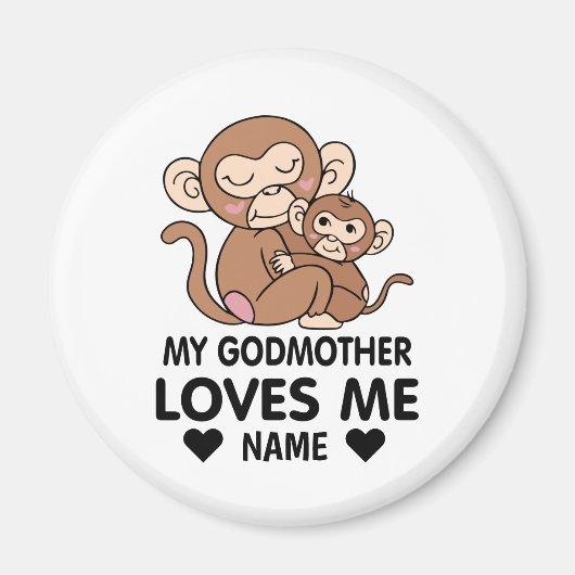 Mijn godmoeder houdt van mij magneet (Voorkant)