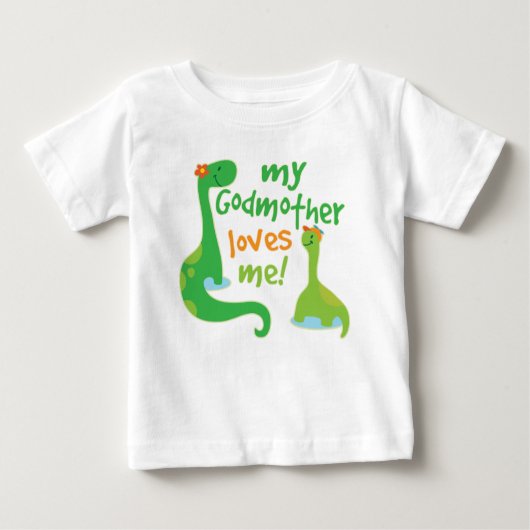 Mijn Godmother Loves Me Dinosaur Gift voor Godson (Voorkant)