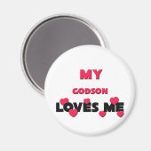 Mijn Godson houdt van me Magneet (Voorkant / Achterkant)