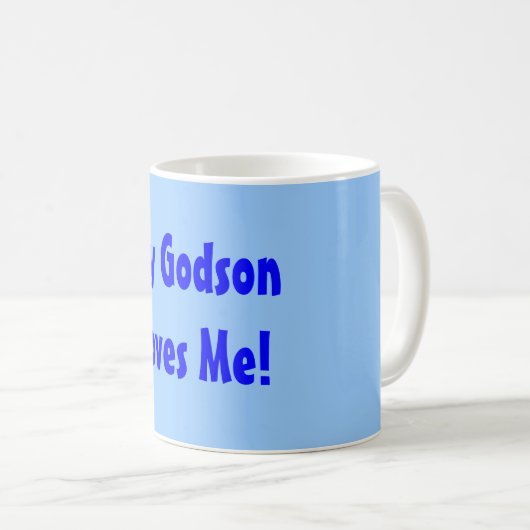 Mijn Godson houdt van mij! Koffiemok (Voorkant rechts)