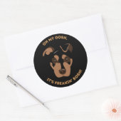 Mijn Goh, het is Freakin'Bosh. Ronde Sticker (Envelop)